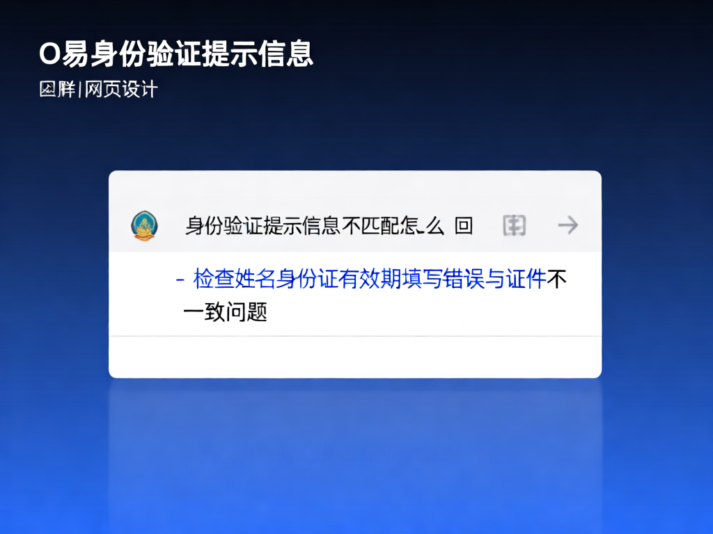 身份验证失败示例